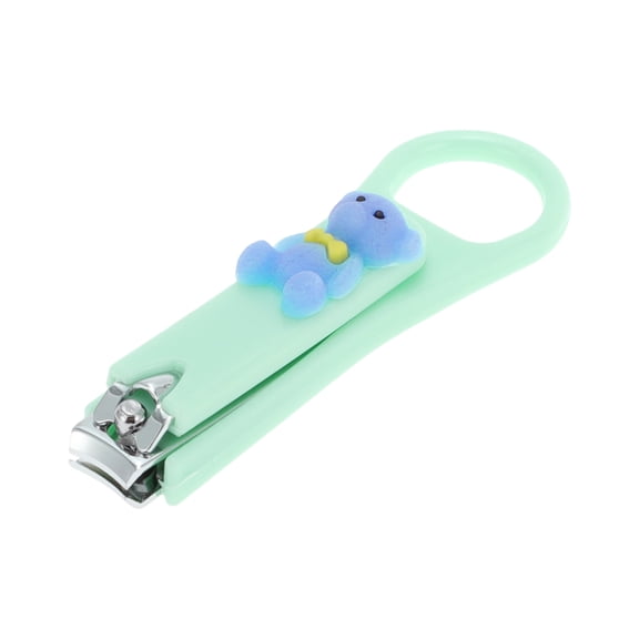 Unique Bargains Cartoon Bears Nail Clipper for Women for Men Blue Green 1 Pc