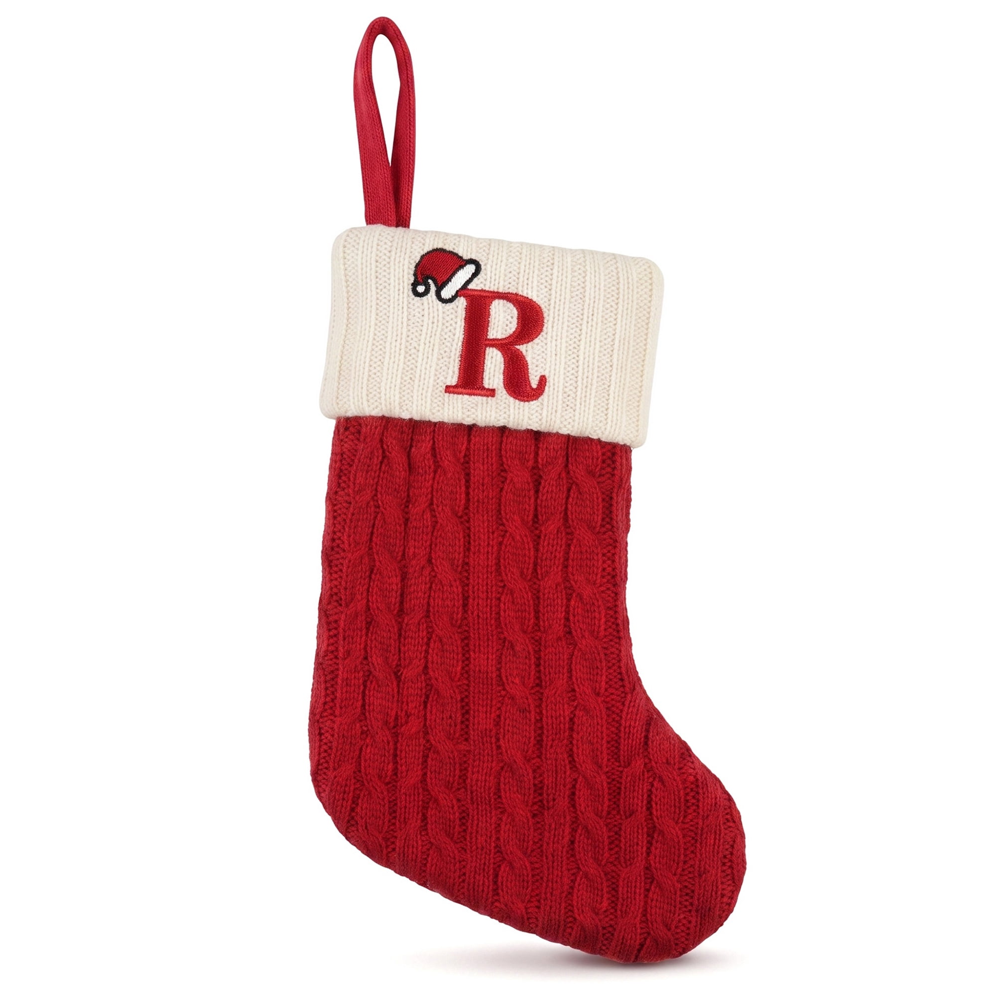 Unique Bargains Cartoon Christmas Luxury Grand Hearth Accent Stocking Letter R 8"
