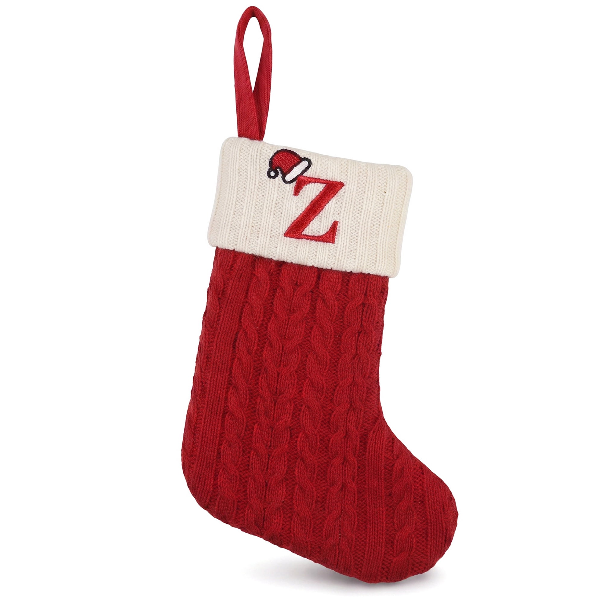 Unique Bargains Cartoon Christmas Luxury Grand Hearth Accent Stocking Letter Z 8"