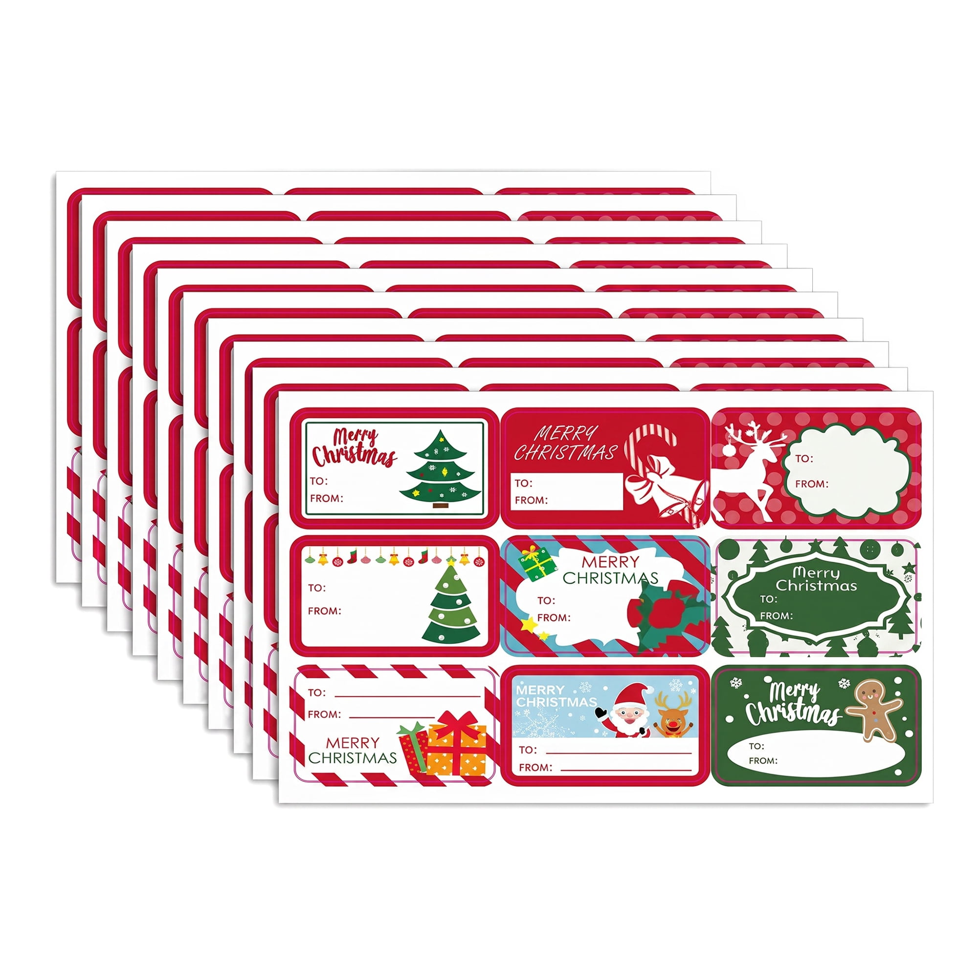 Unique Bargains Cartoon Christmas to from Gift Tags for Gifting 7.1" x 5.1" Christmas