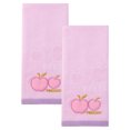 thumbnail image 1 of Unique Bargains Cartoon Embroidered 29" x 13" Soft Absorbent Hand Towels Pink 2pk, 1 of 8