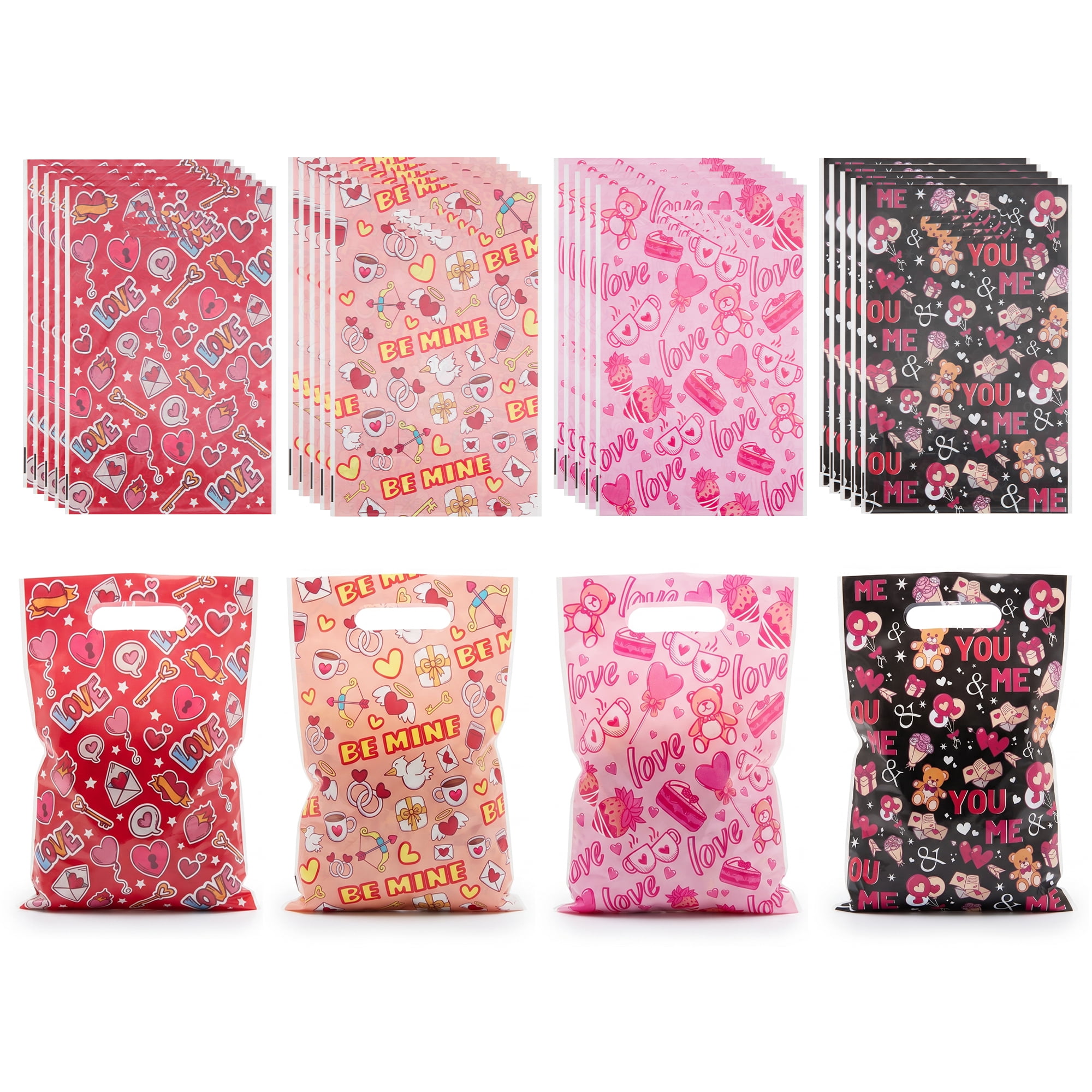 Unique Bargains Cartoon Gift Bags with Handles for Celebrations Multicolor 6.7" x 9.8"