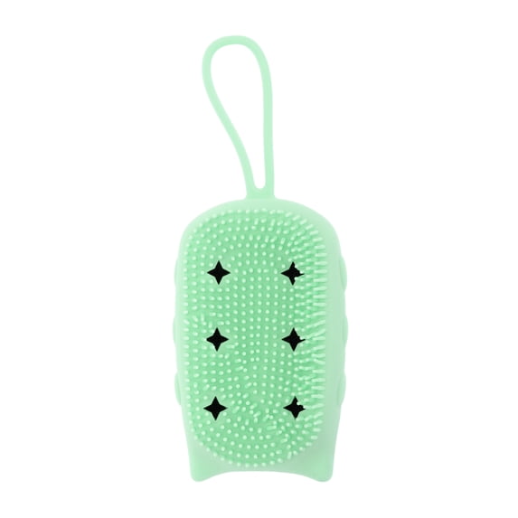 Unique Bargains Cartoon Owl Bath Brush 1 Pc Green