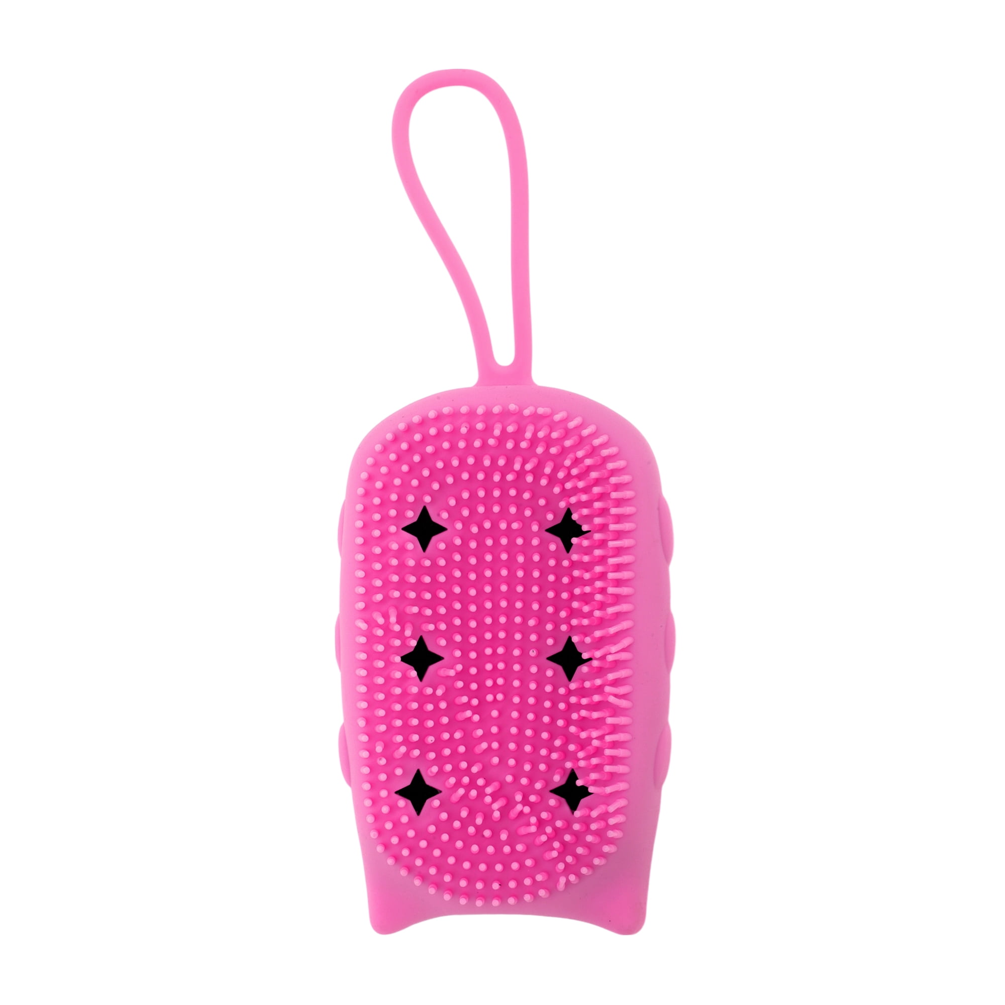 Unique Bargains Cartoon Owl Bath Brush 1 Pc Rose Red