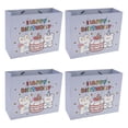 thumbnail image 1 of Unique Bargains Cartoon Rabbit Gift Bags Set of 4 Purple, 1 of 5