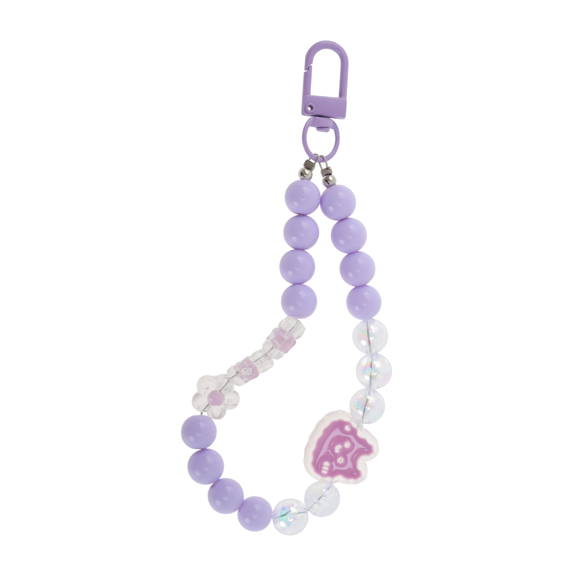 Unique Bargains Cartoon Rabbit Phone Charm 1Pc Purple