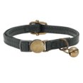 thumbnail image 1 of Unique Bargains Cat Collar Adjustable Breakaway Feature PU Cat Collar Breakaway with Bell Green, 1 of 7