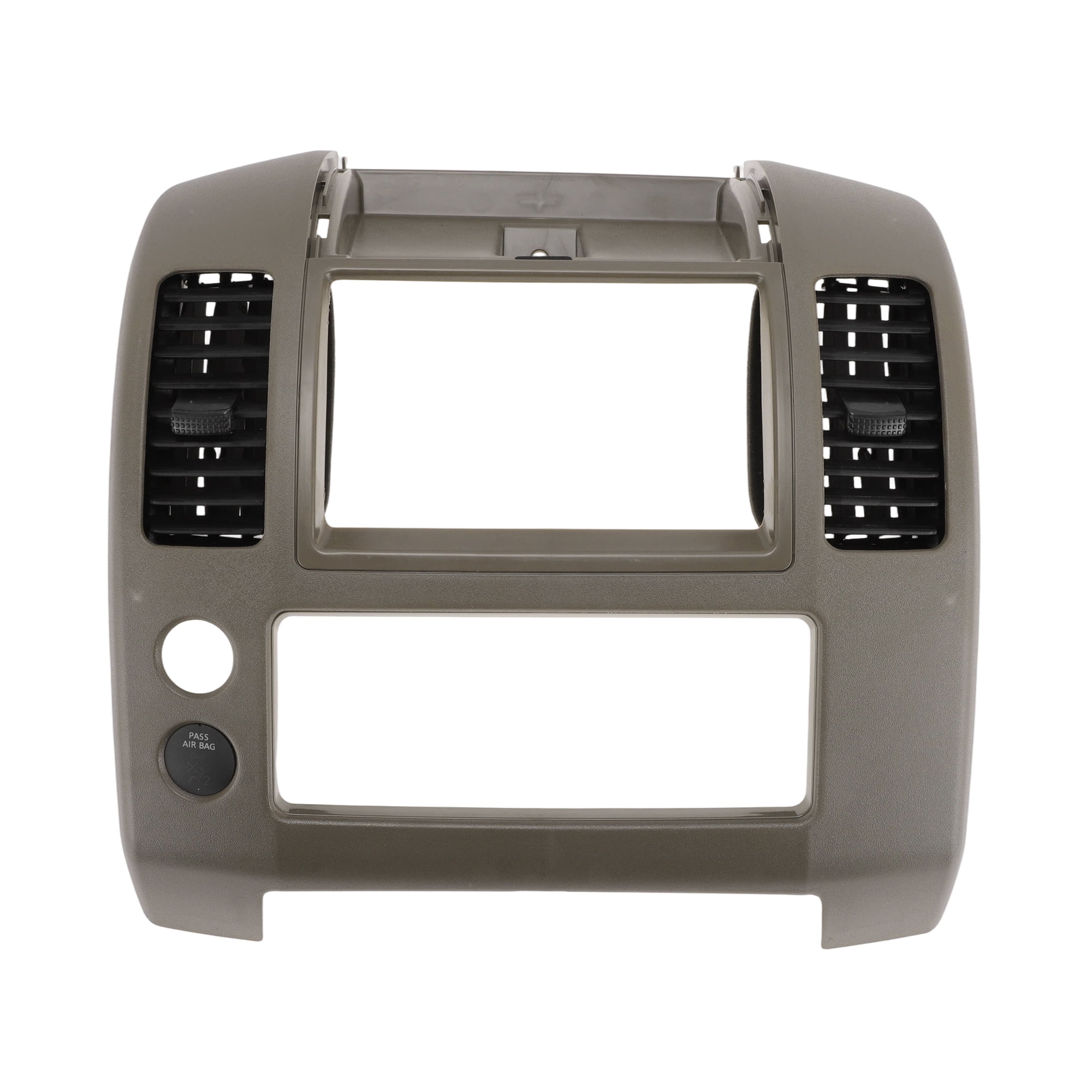 Unique Bargains Center AC Dash Air Vent Trim Panel for Nissan Frontier 2005-2020 Brown