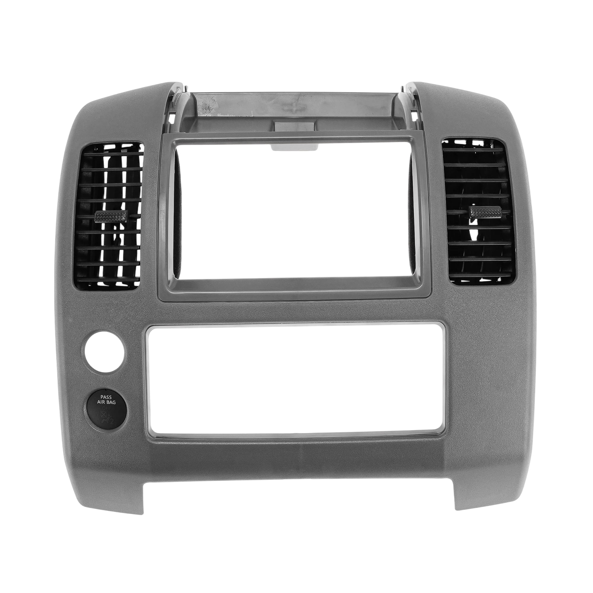 Unique Bargains Center AC Dash Air Vent Trim Panel for Nissan Frontier 2005-2020 Gray