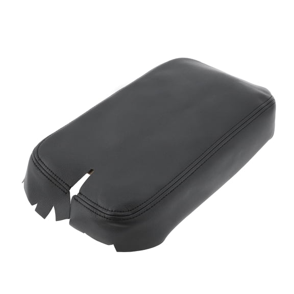 Unique Bargains Center Console Armrest Cover for Lexus ES350 2007 2008 2009 Auto Leather Suture Console Lid Cover Replacement Black Adhesive