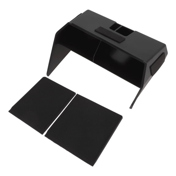 Unique Bargains Center Console Armrest Organizer Tray for Audi A3 8Y 2021-2024 Armrest Insert Tray Storage Box Plastic Black