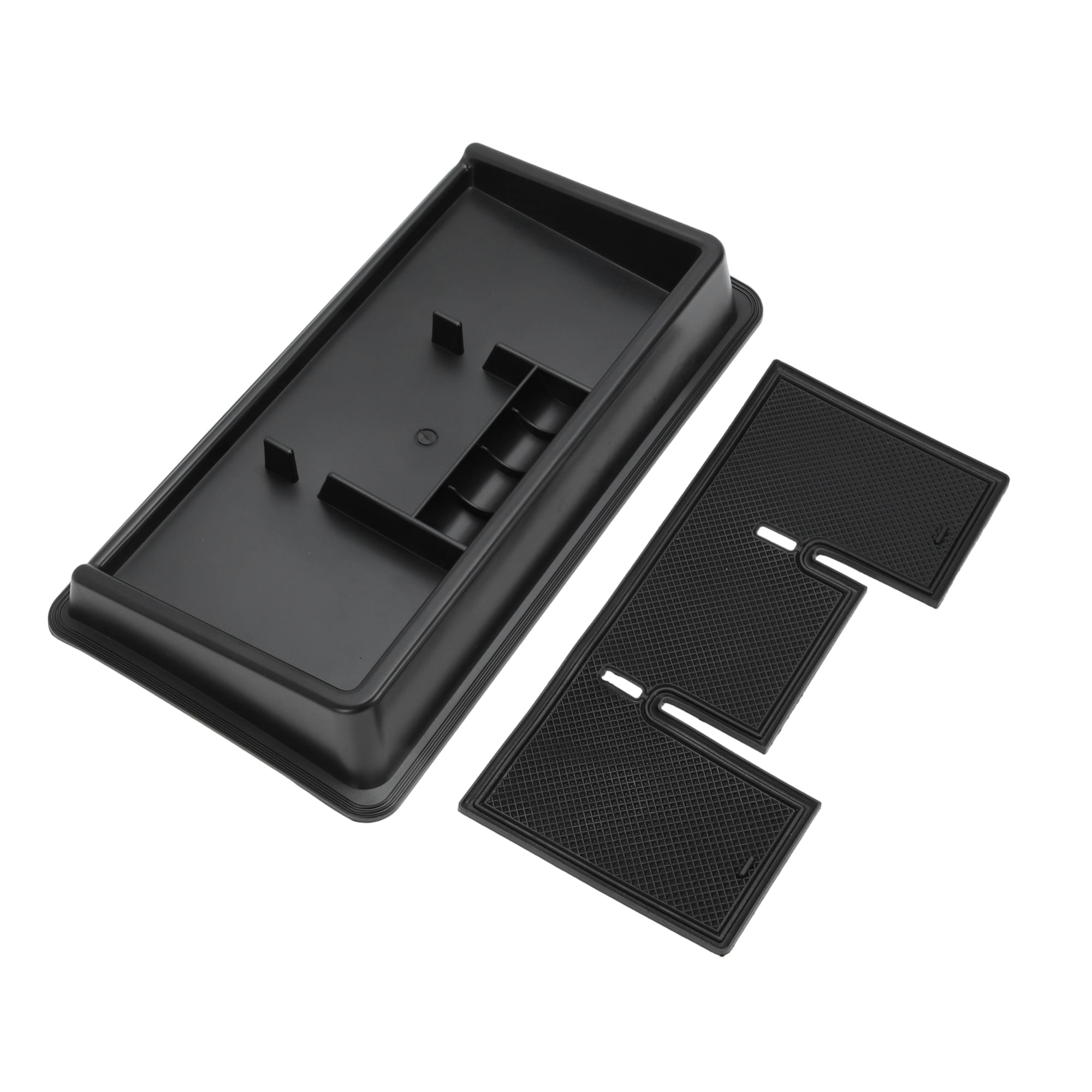 Unique Bargains Center Console Armrest Organizer Tray for Suzuki Jimny JB64 JB74 2018-2025 Armrest Insert Tray Storage Box Plastic Black
