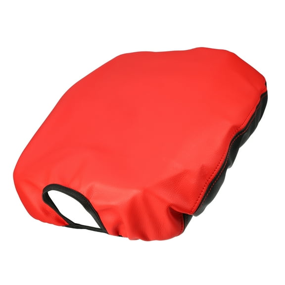 Unique Bargains Center Console Cover Pad Waterproof Armrest Cover Protector for Dodge for Ram 1500 2009-2018 Black Red