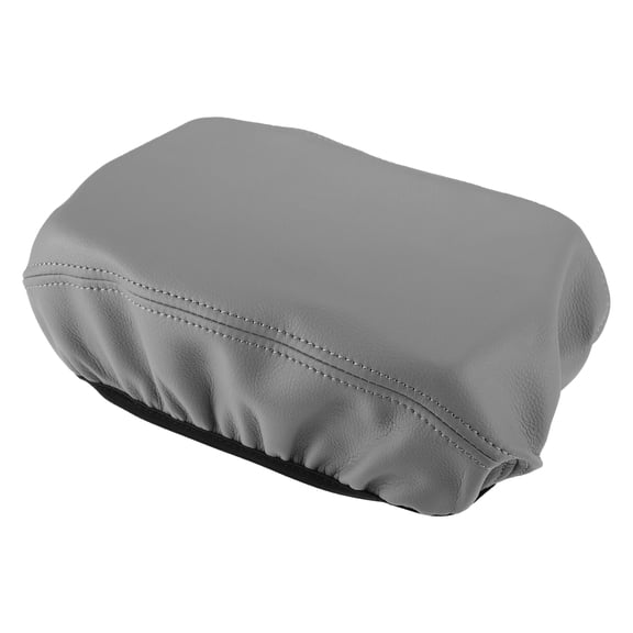 Unique Bargains Center Console Cover Waterproof Car Arm Rest Box Cover for Subaru Forester 2019-2023 Faux Leather Gray