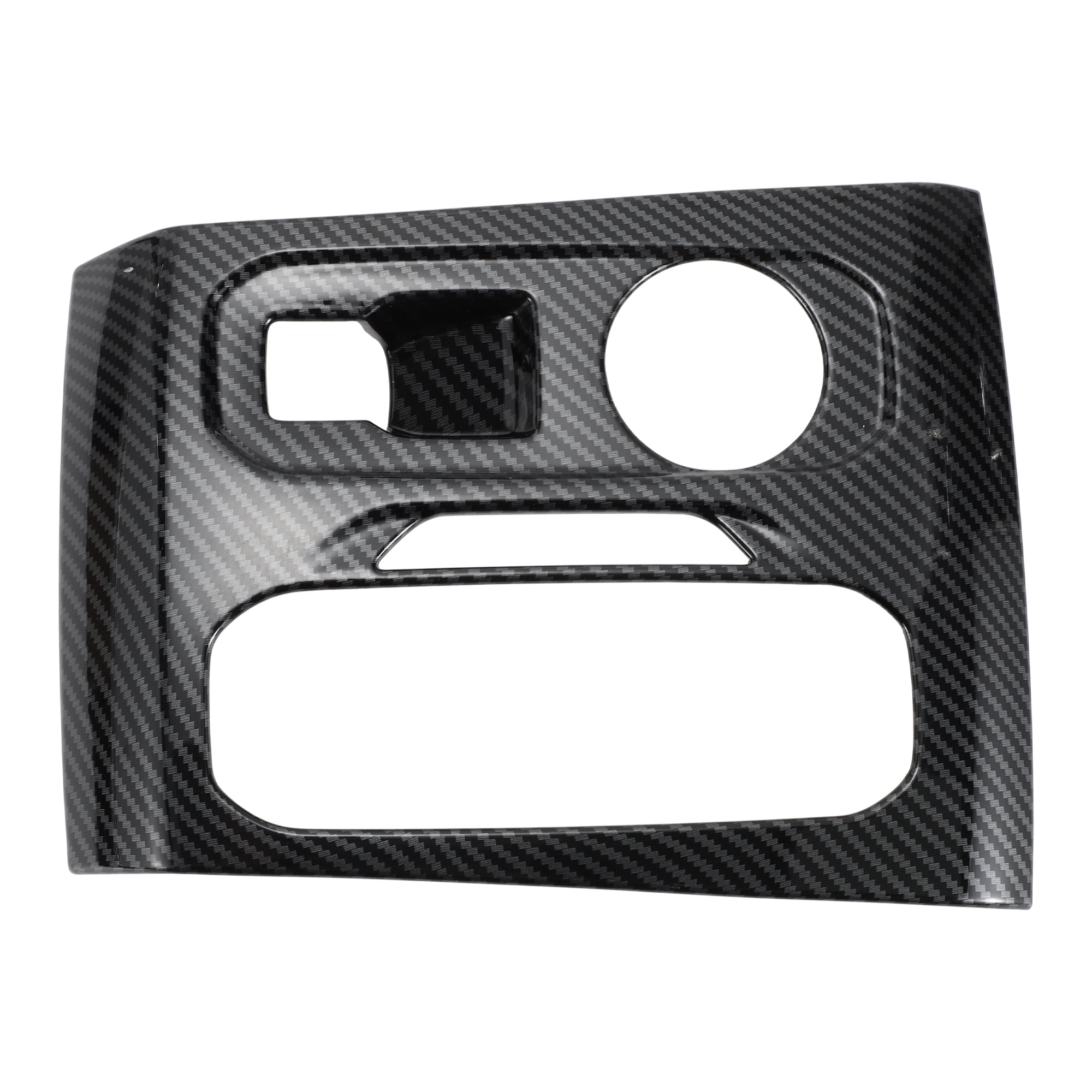 Unique Bargains Center Console Gear Shift Frame Panel Cover Trim for Chevrolet Colorado for GMC Canyon 2023-2024 Gear Shift Panel Decor Cover Sticker ABS Carbon Fiber Pattern Black