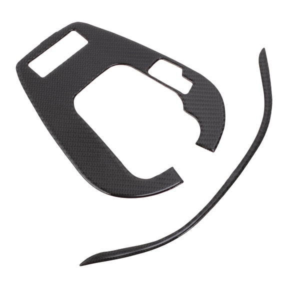 Unique Bargains Central Control Gear Shift Panel Trim Cover for BMW Z4 2003-2008 Gear Shift Control Anti-Scratch Panel Sticker Carbon Fiber Black Full Coverage Trim