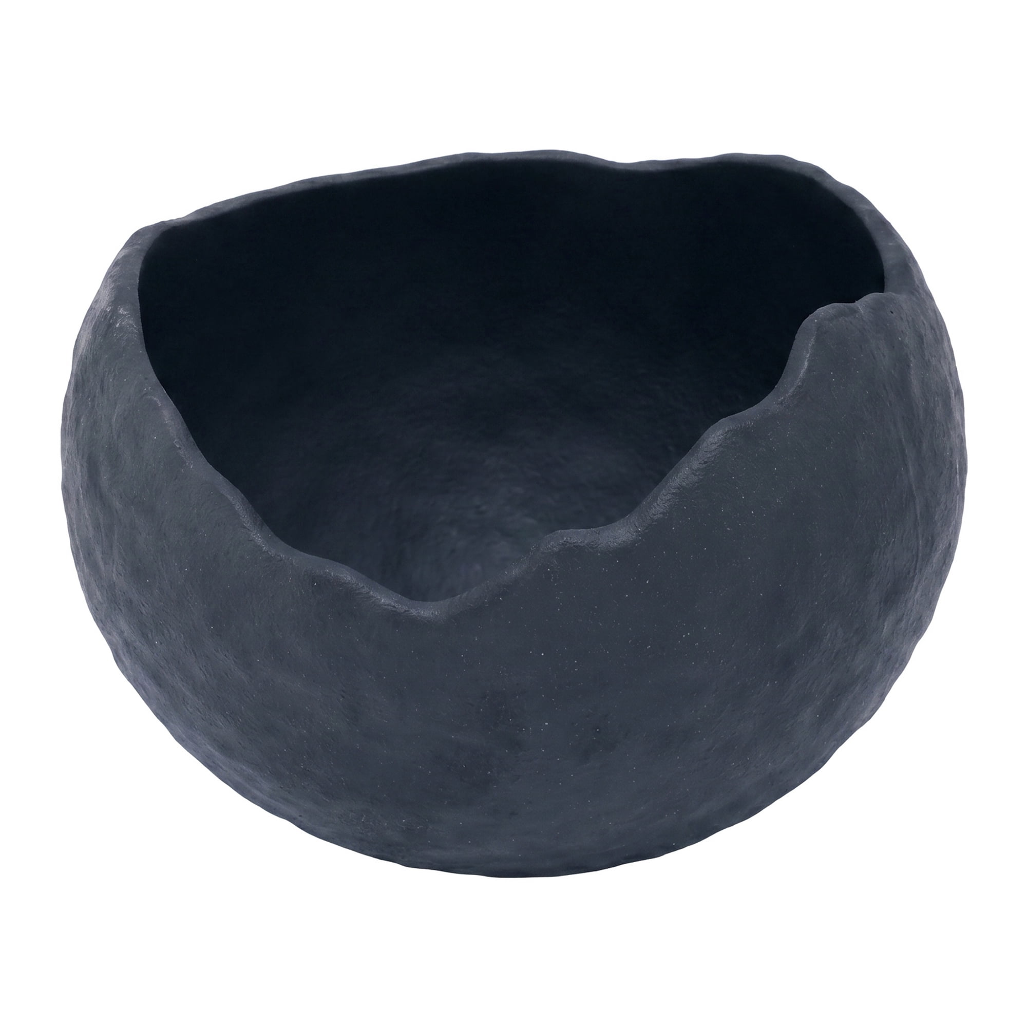 Unique Bargains Ceramic Bowl Abstract Sculpture for Table Black 5.1"L x 5.5"W x 3.5"H