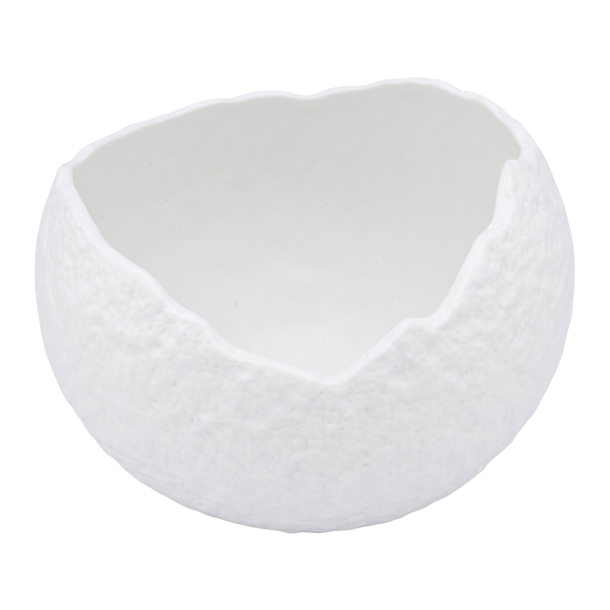 Unique Bargains Ceramic Bowl Abstract Sculpture for Table White 5.1"L x 5.5"W x 3.5"H