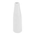 thumbnail image 1 of Unique Bargains Ceramic Bud Flowers Slim Decorative Vase White 1.7"L x 1.7"W x 5.9"H, 1 of 6