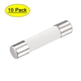thumbnail image 1 of Unique Bargains Ceramic Cartridge Fuses 25A 250V Ceramic Fuses Fast Blow for Amplifier Energy Saving Lamp Ballast 5 Pcs, 1 of 6