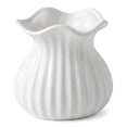 thumbnail image 1 of Unique Bargains Ceramic Cube Ribbed Textured Flower Vase Bright White 4.7" x 4.7" x 4.7", 1 of 6