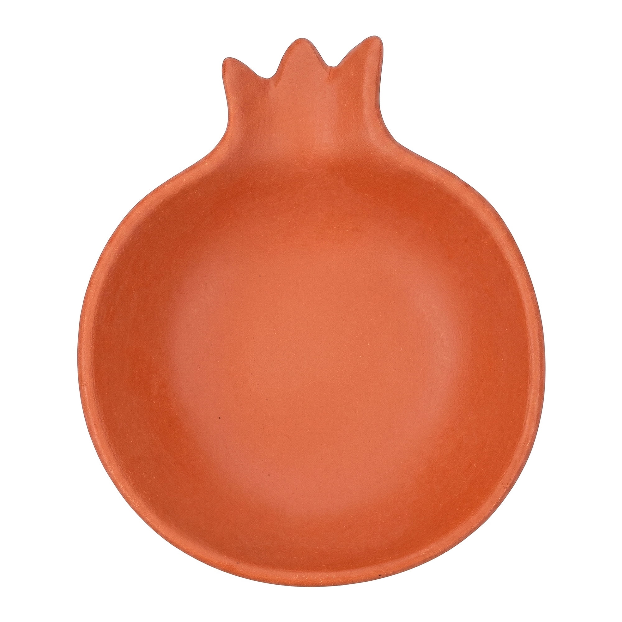 Unique Bargains Ceramic Pomegranate Decorative Bowl for Jewelry Red 4.4"L x 3.7"W x 1.2"H