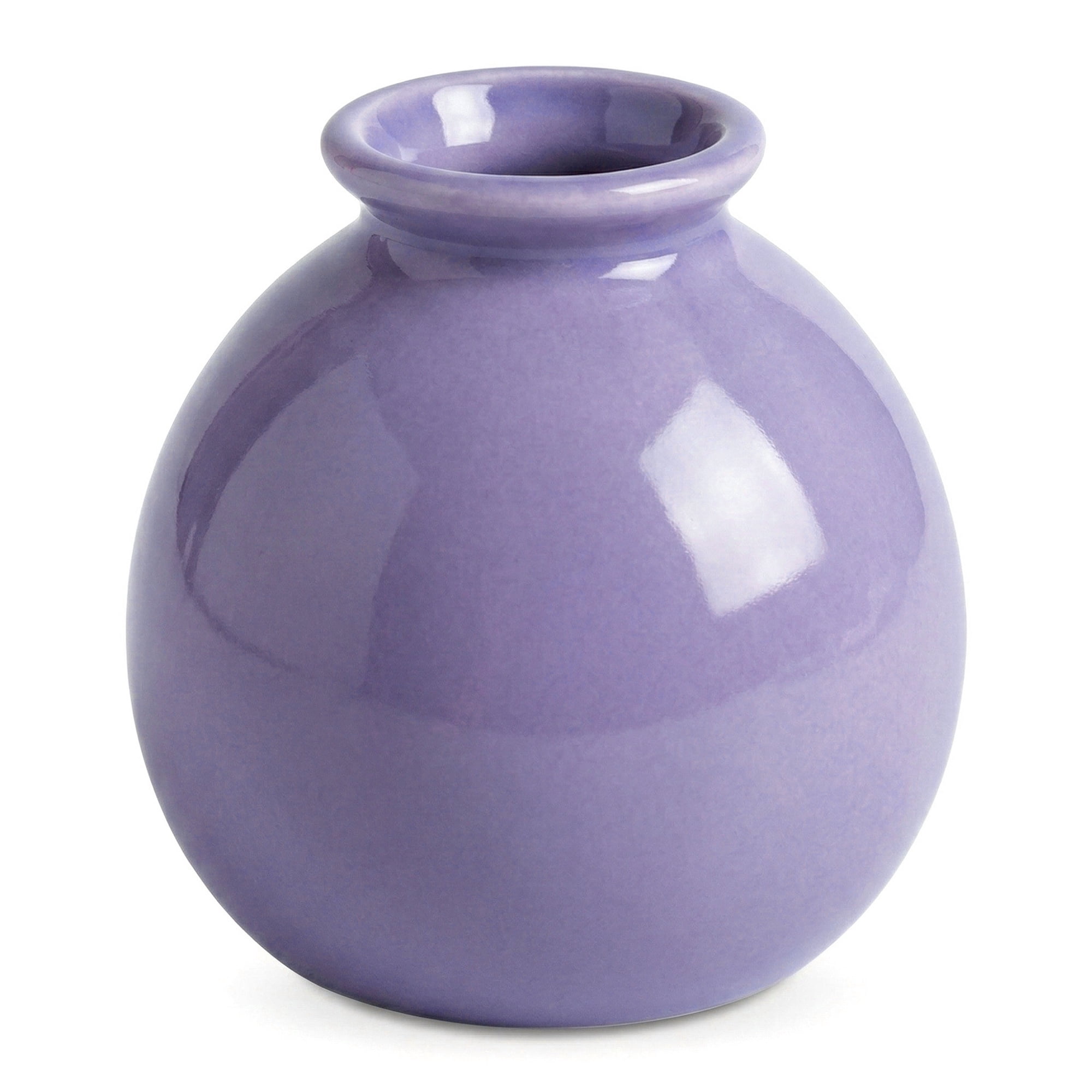 Unique Bargains Ceramic Square Bud Mini Cube Flower Vase Purple 2.8"L x 2.8"W x 2.8"H