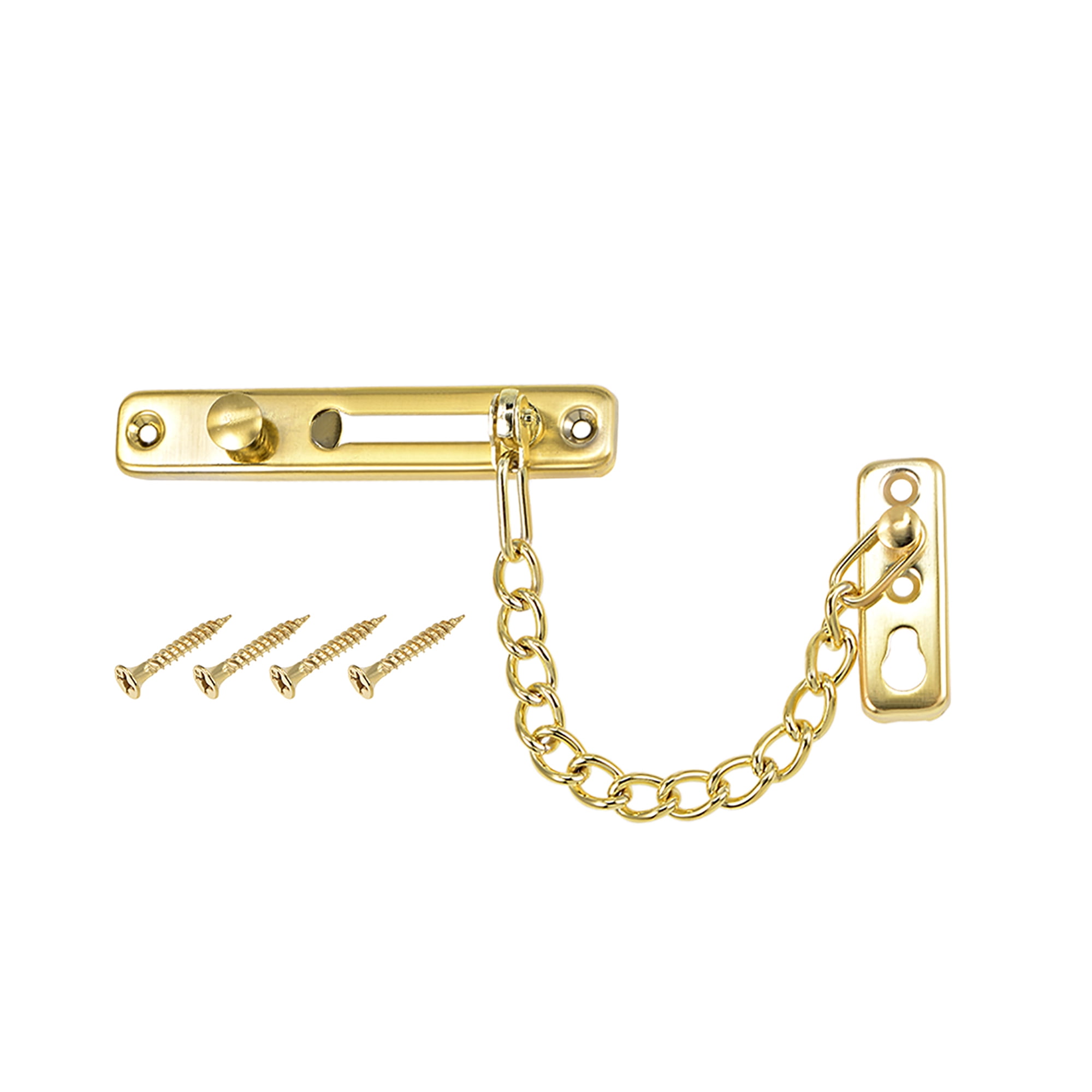 Unique Bargains Chain Door Guard Lock Security Lock with Spring Anti ...