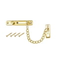 thumbnail image 1 of Unique Bargains Chain Door Guard Lock Security Lock with Spring Anti-Theft Press Lock Gold, 1 of 4