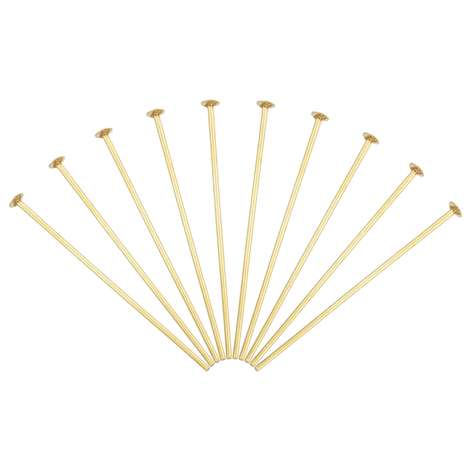 Unique Bargains Chandelier Connector Clip Pins for Fastening Suncatcher Crystals Gold 4cm