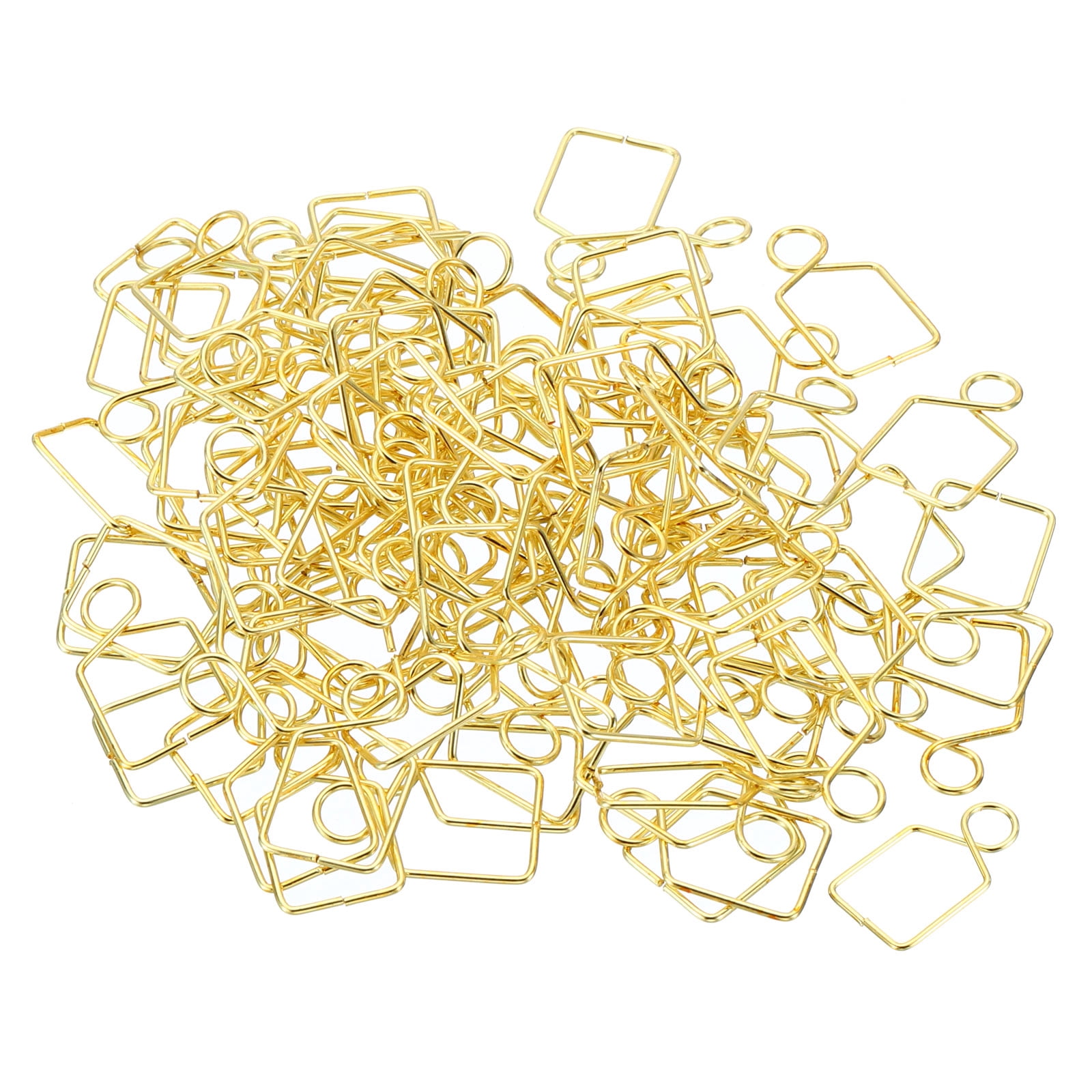 Unique Bargains Chandelier Connector Clip Replacement for DIY Fastening Crystals Gold