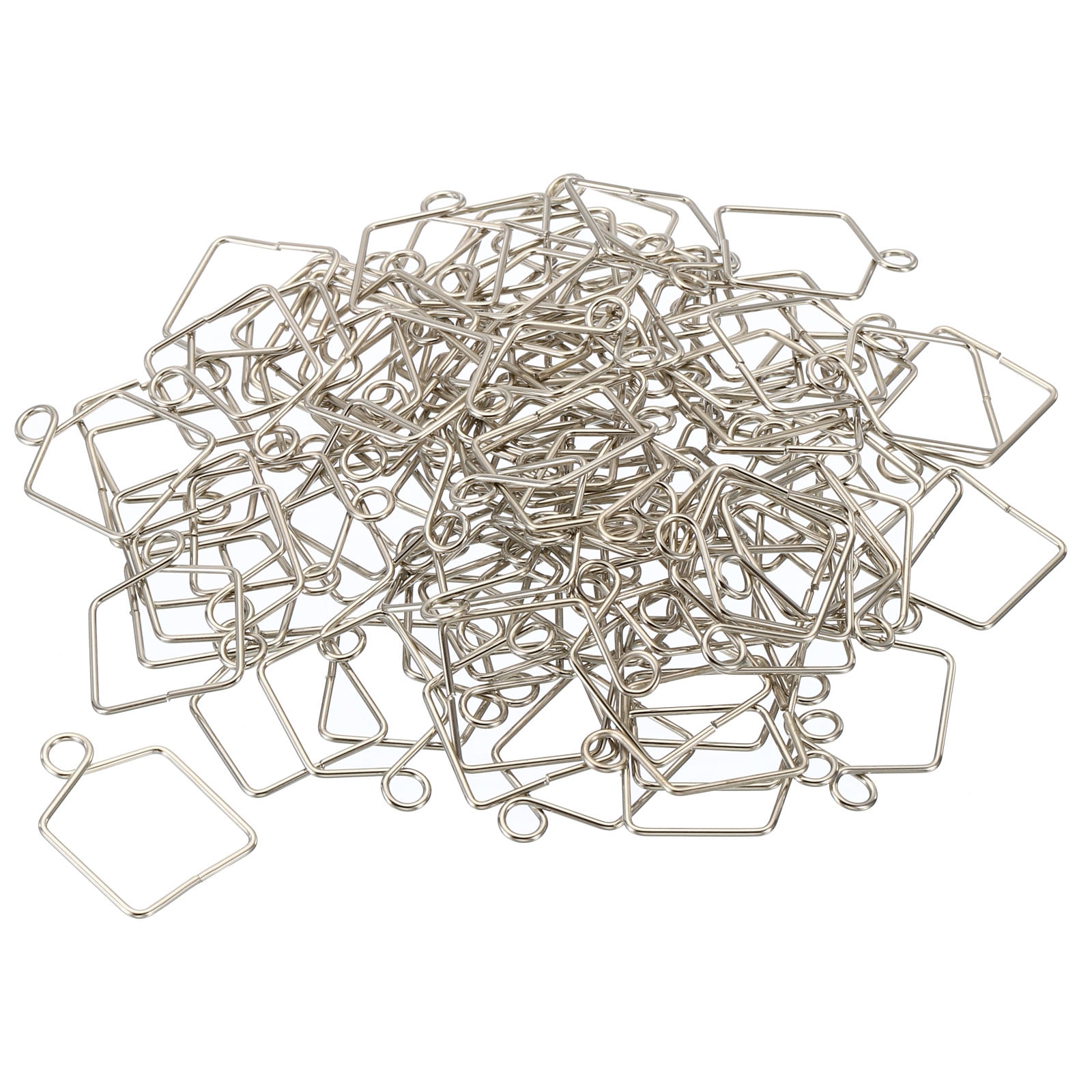 Unique Bargains Chandelier Connector Clip Replacement for DIY Fastening Crystals Silver