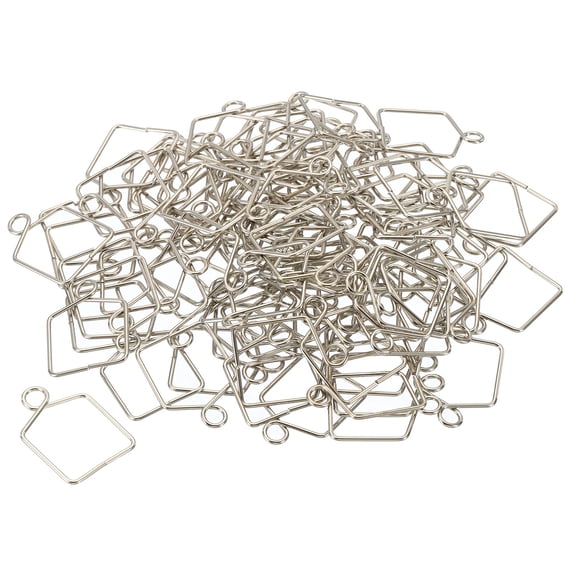 Unique Bargains Chandelier Connector Clip Replacement for DIY Fastening Crystals Silver