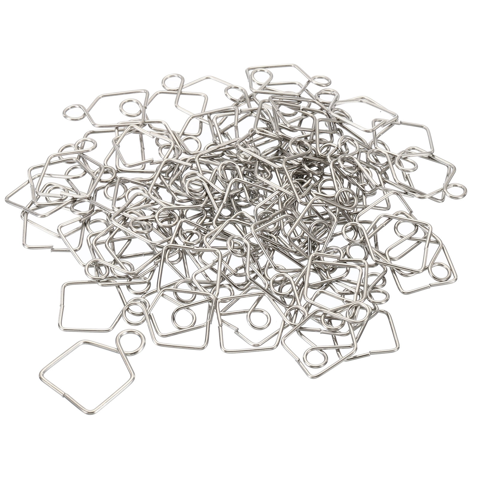 Unique Bargains Chandelier Connector Clip for Crystals and Prism Parts Silver 20mmx14mm