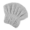 thumbnail image 1 of Unique Bargains Charcoal Fiber Hair Drying Towel Dry Cap Strong Absorbent for After Bath Drying Hair Light Gray, 1 of 7