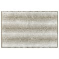 thumbnail image 1 of Unique Bargains Chenille Bathroom Rug Absorbent Non-Slip Striped Plush Shaggy Bath Rugs Khaki 20" x 32", 1 of 6