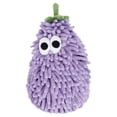 thumbnail image 1 of Unique Bargains Chenille Cute Fruit Shape Design Fluffy Soft Hand Towel Purple 11" x 7", 1 of 5