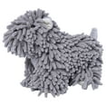 thumbnail image 1 of Unique Bargains Chenille Dog Shape Cute Cartoon Absorbent Decorative Hand Towels Grey, 1 of 4