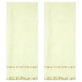 thumbnail image 1 of Unique Bargains Chic Striped Hand Towel Set Cotton Absorbent Gold 2-Piece, 1 of 5