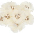 thumbnail image 1 of Unique Bargains Chiffon Flower Appliques for DIY Craft Clothing Wedding Beige, 1 of 7