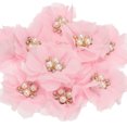 thumbnail image 1 of Unique Bargains Chiffon Flower Appliques for DIY Craft Clothing Wedding Pink, 1 of 7