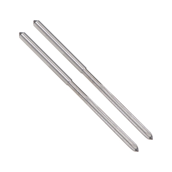 Unique Bargains Chucking Reamers High Speed Steel Cobalt M35 Round Shank 4 Straight Flutes Machine Milling Cutter 2Pcs 2mm