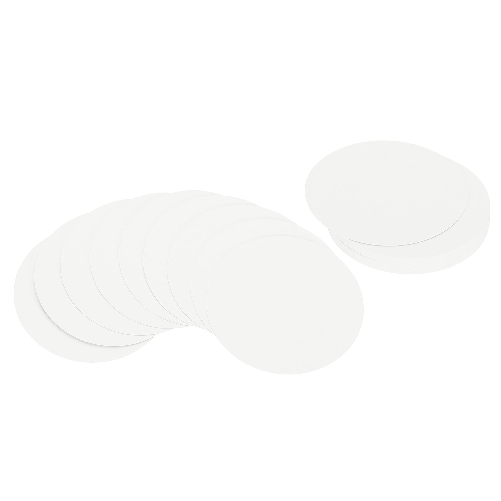 Unique Bargains Circle Card Stock Round Shape Cutouts for DIY Craft Projects 5" White