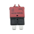 thumbnail image 1 of Unique Bargains Circuit Breaker Blade Style Fuse 10A 28V Manual Resettable for Car Marine Metal Red, 1 of 6