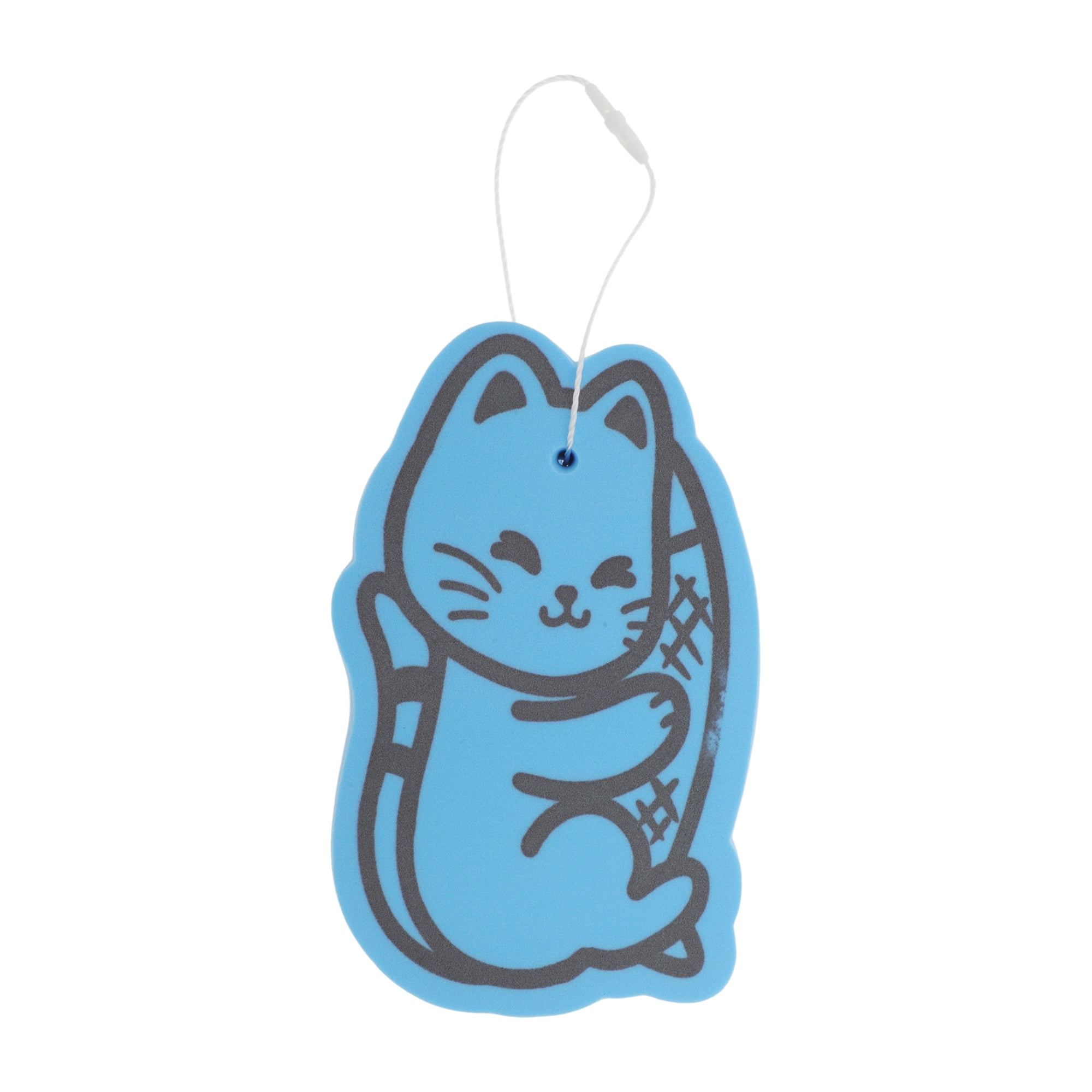 Unique Bargains Civet Cat Pattern Bath Sponge Body Scrubber 1 Pc Blue