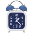 thumbnail image 1 of Unique Bargains Classic Alarm Clock with Nightlight Blue 3.5"L x 2.2"W x 5.5"H, 1 of 6