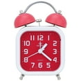 thumbnail image 1 of Unique Bargains Classic Alarm Clock with Nightlight Dark Pink 3.5"L x 2.2"W x 5.5"H, 1 of 6