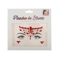 thumbnail image 1 of Unique Bargains Classic Face Rhinestone Stickers Red, 1 of 5