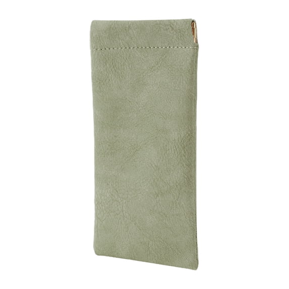 Unique Bargains Classic Simple Portable Eyeglasses Bag for Storage Green