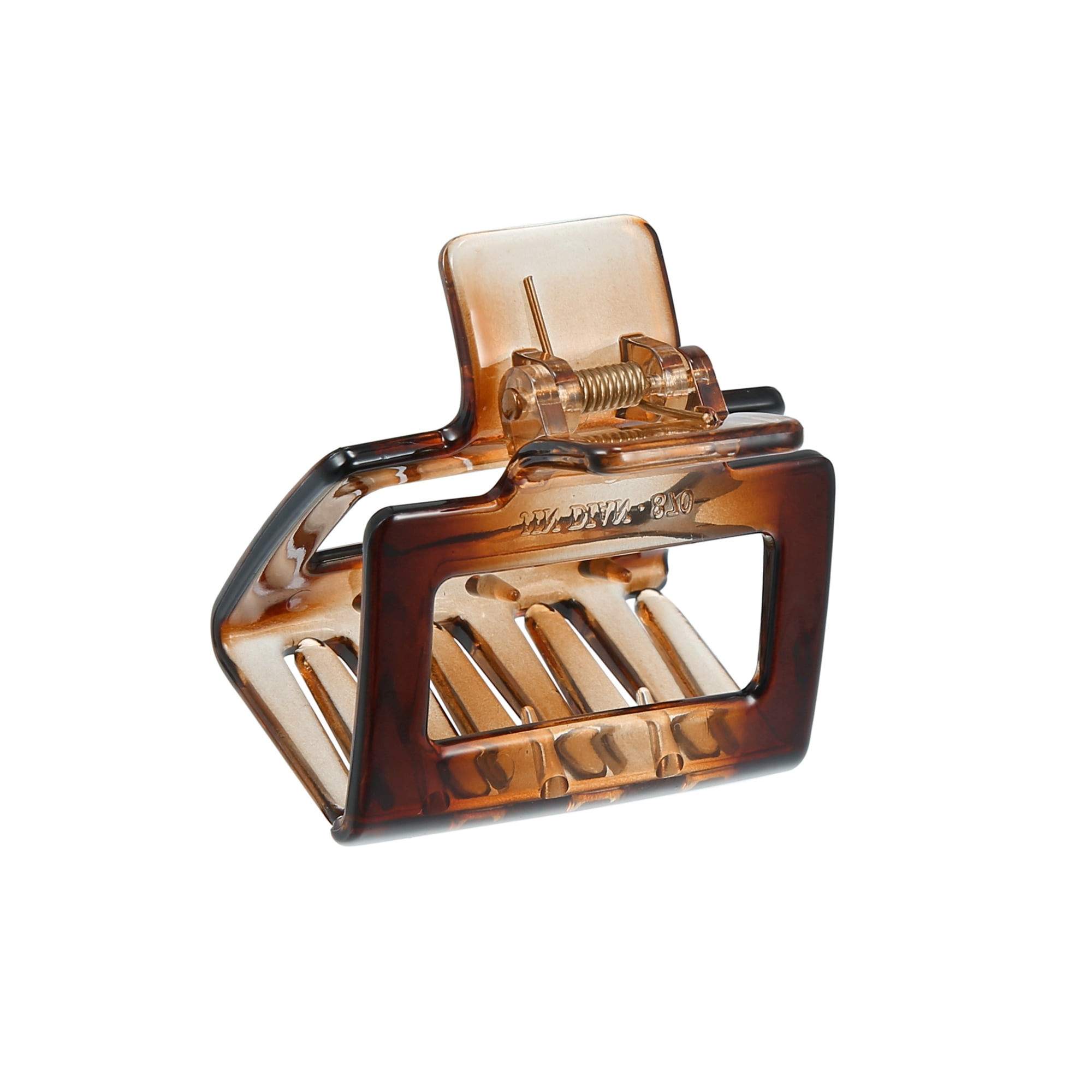 Unique Bargains Claw Clip Hair Accessories No Slip Brown Hair Clip 2.05"